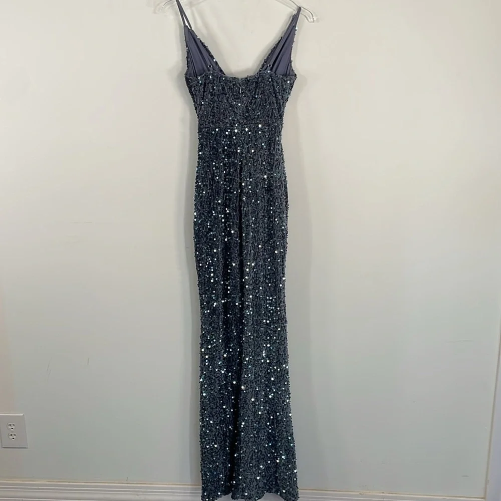 Baltic Born Emeris Sequin Gown Sz S - Picture 8 of 9